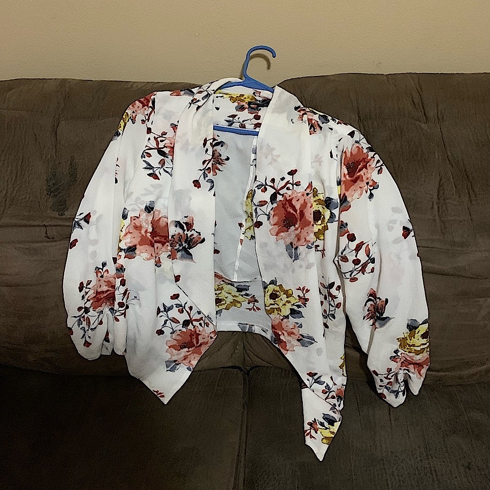 Floral Minimalist Spring Blazer